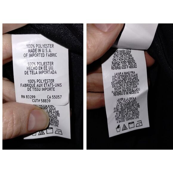 Women's Helene Blake Long-Sleeved Sequin Mock Wrap Blouse (Size Small) - Picture 8 of 8